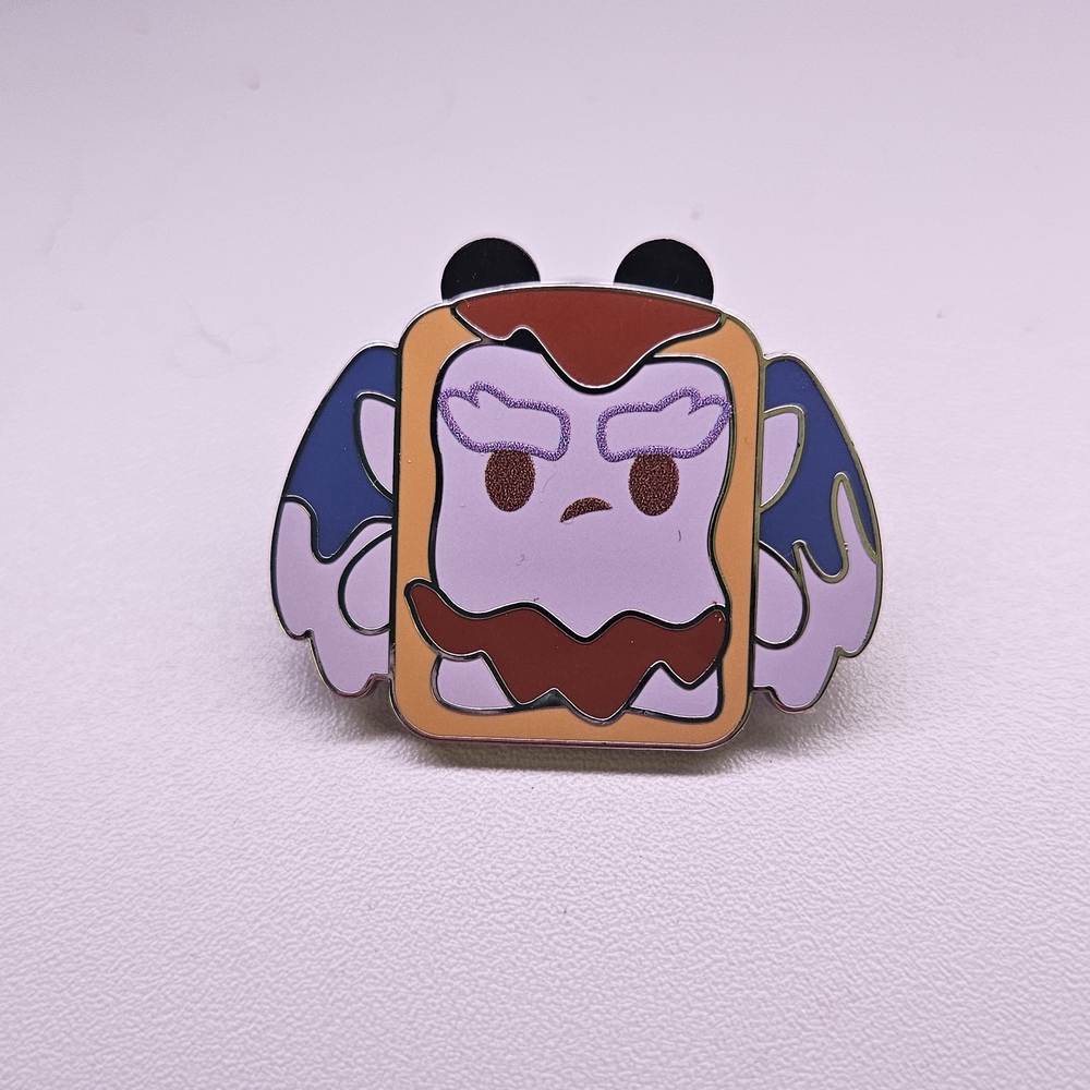 Disney Munchlings Winged Character Enamel Pin - Lavender, Blue, Orange, Black